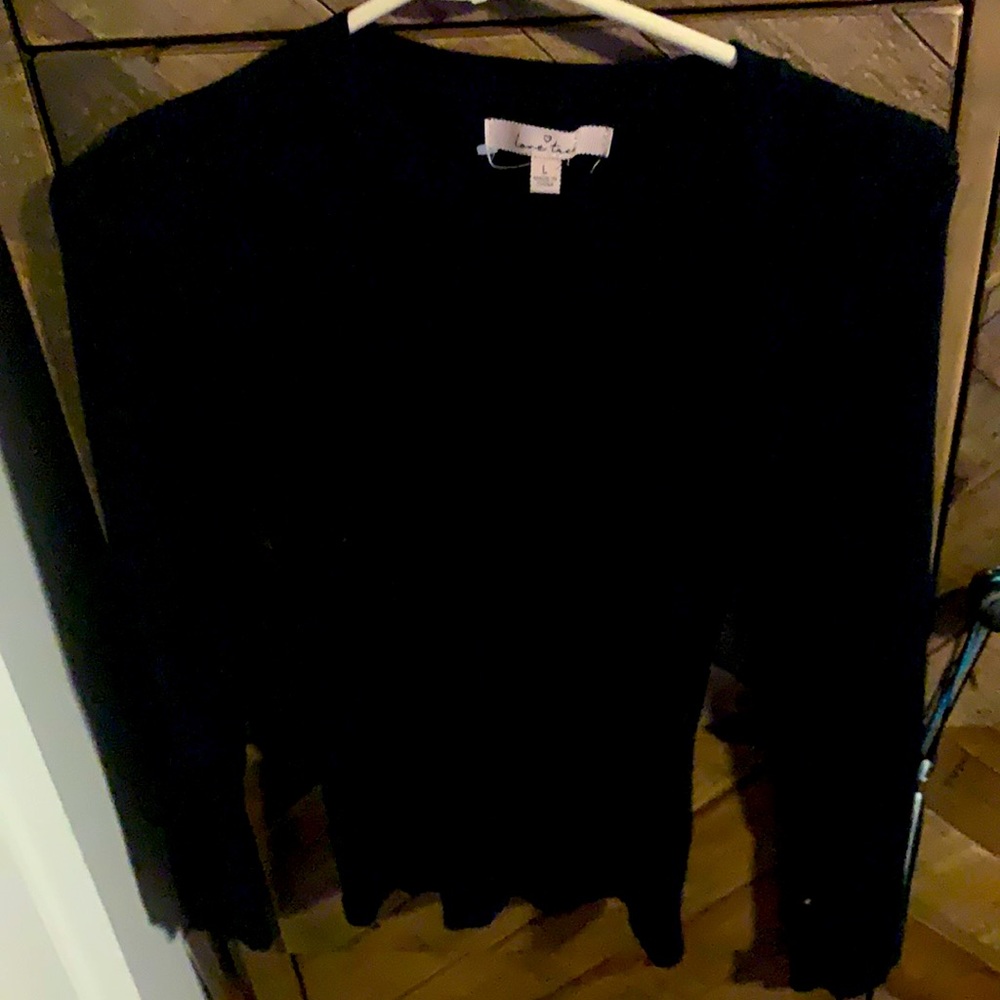 Black sweater, Love tree, Large